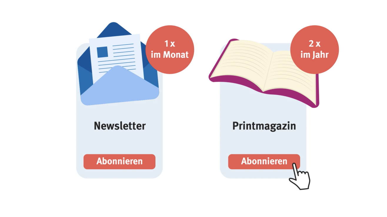 Certo gibt es ab sofort nicht mehr "unverlangt zugesandt", sondern im Abo: Abonnieren Sie den monatlichen Certo-Newsletter oder das halbjährlich erscheinende Print-Magazin.