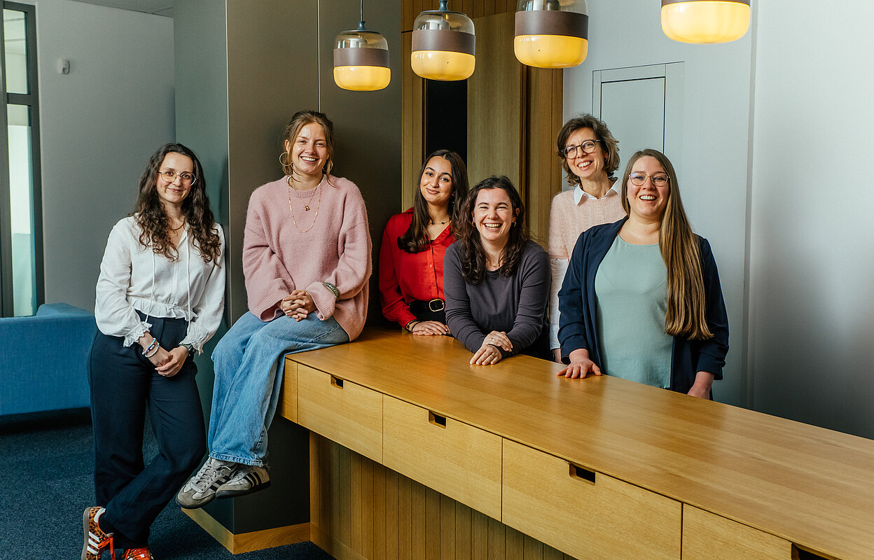 Gruppenfoto des Social Media Teams der VBG