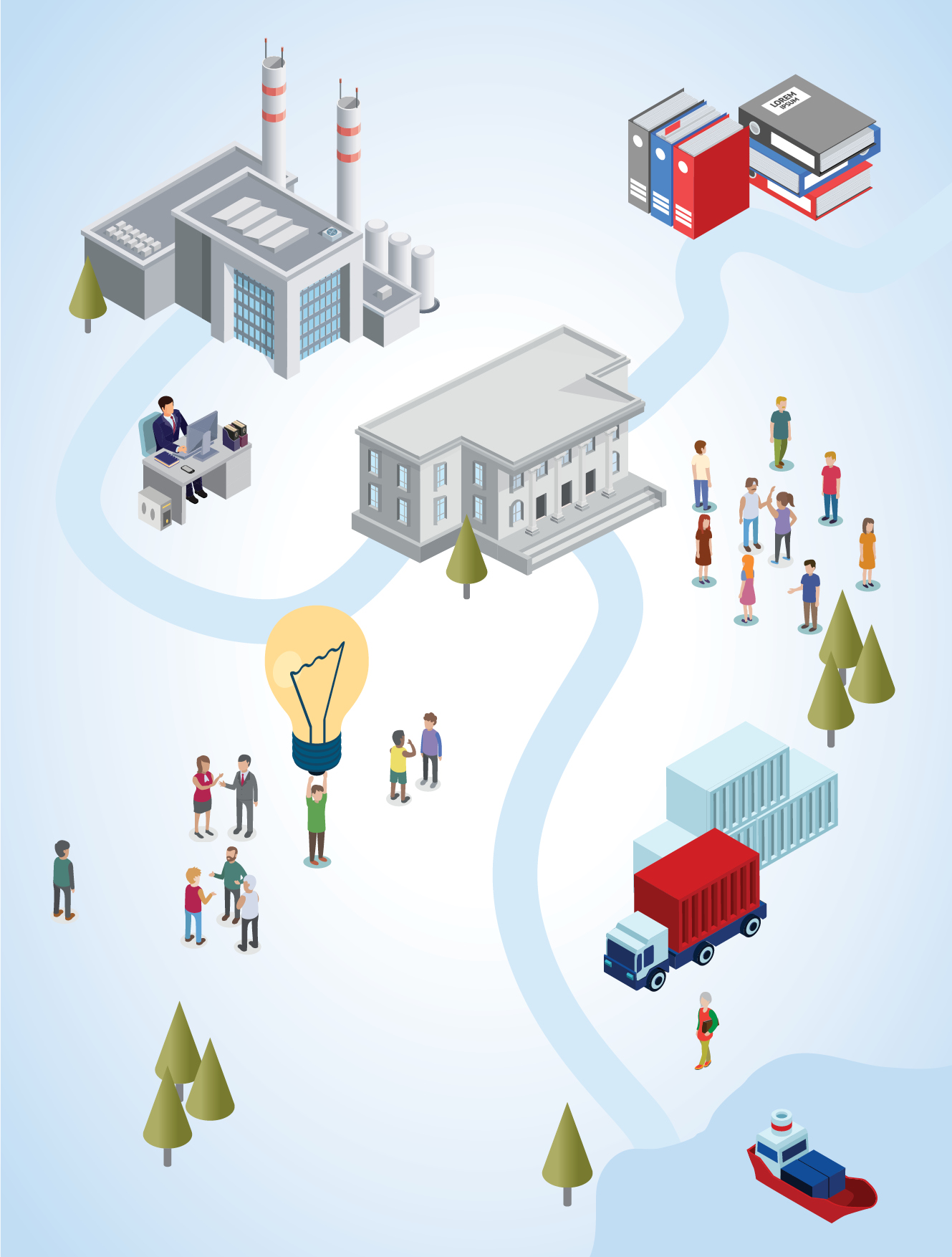 Infografik zu kleinen und mittelständischen Unternehmen