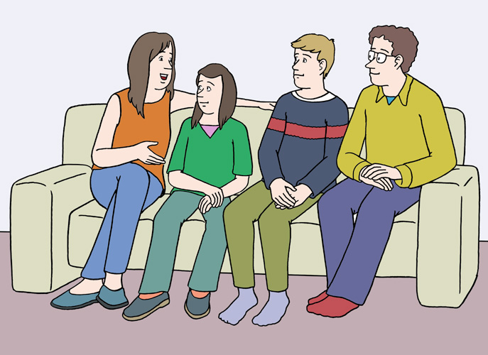 Freizeit mit der Familie