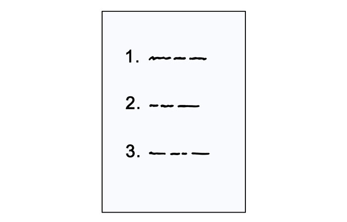 Eine Liste