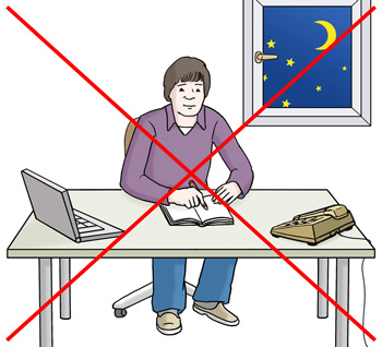 Nachts arbeiten