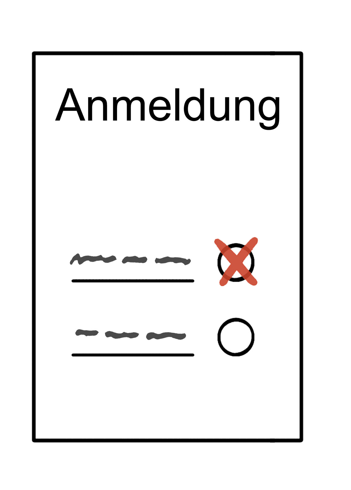 Anmeldebogen