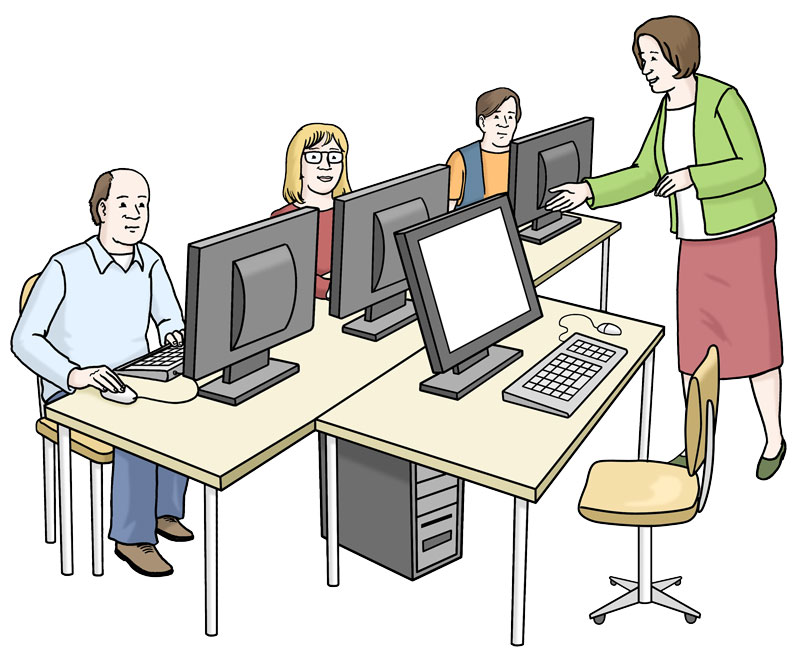 Kurs mit Computern