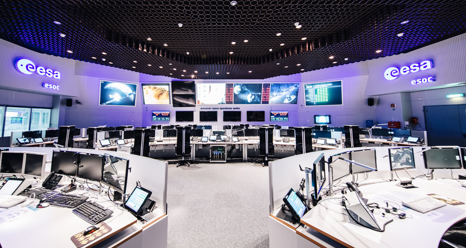 Inneinblick in die ESOC-Zentrale