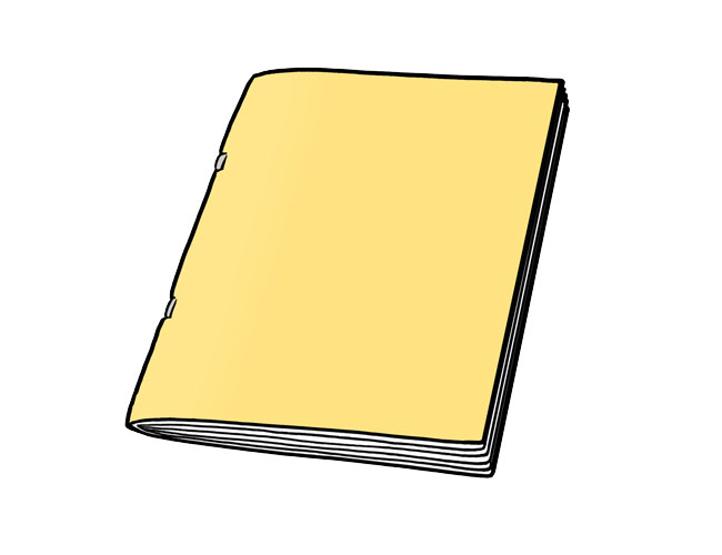 Gelbes Notizbuch