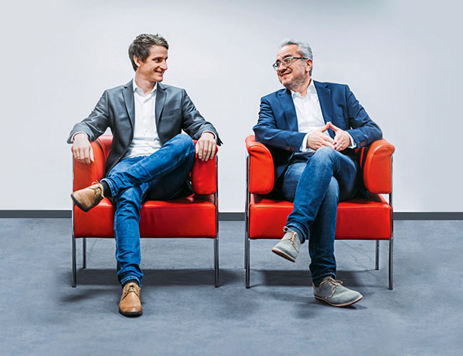 Portrait Marius Gerwinn und Andreas Klug.