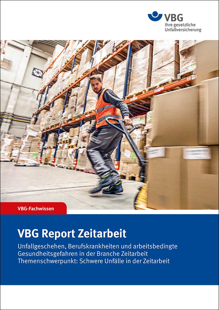 Cover VBG Report Zeitarbeit