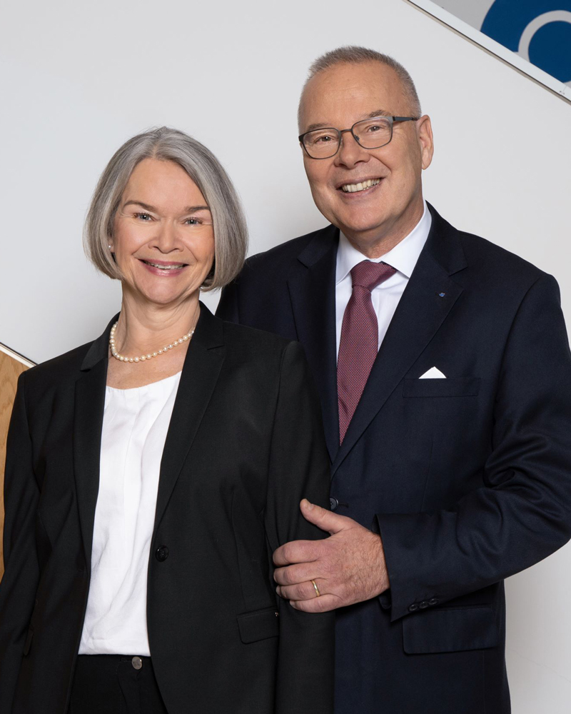 Angelika Hölscher und Prof. Bernd Petri