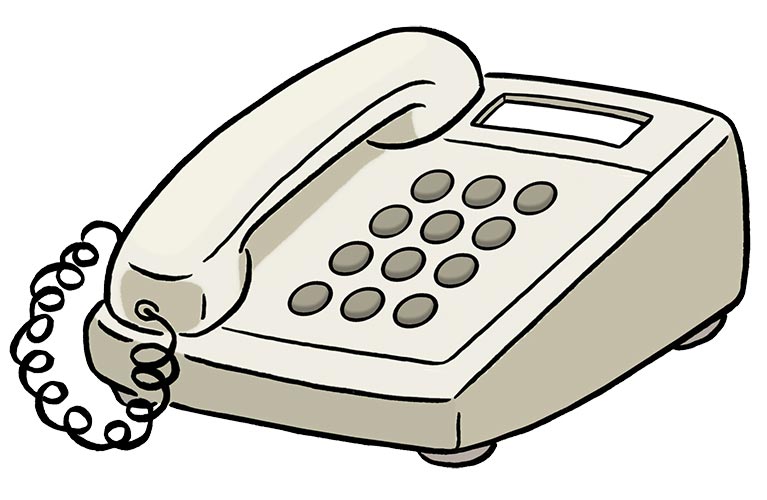 Ein Telefon