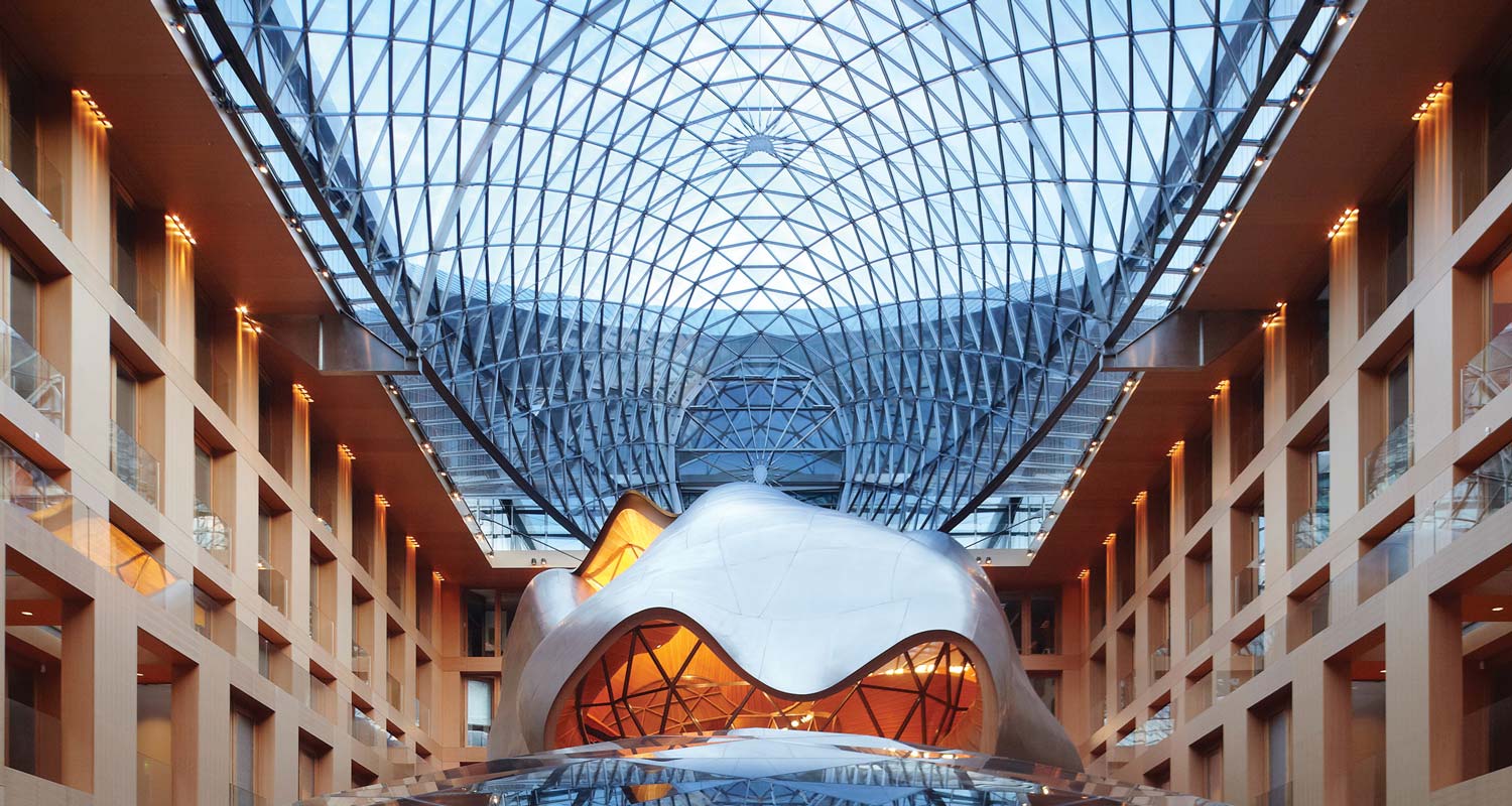 Foyer des Axica Kongress- und Tagungszentrums