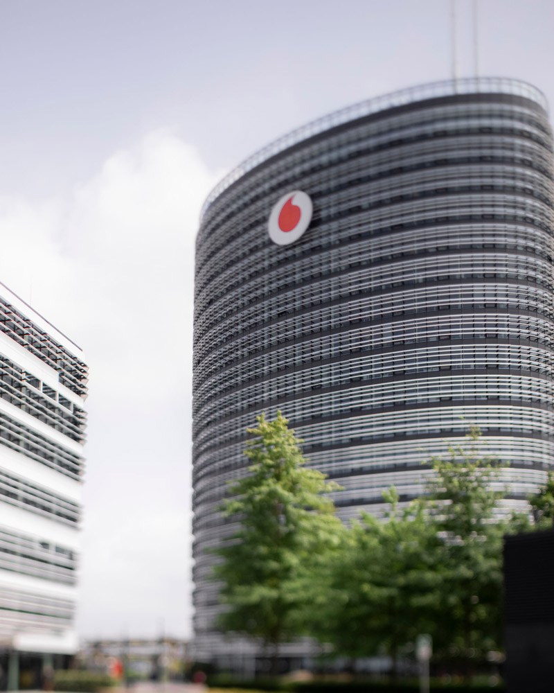Großzügig: Am Standort Düsseldorf setzt Vodafone auf eine Atmosphäre des Co-Workings.