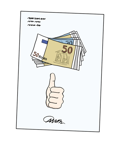 Geld für einen Kurs