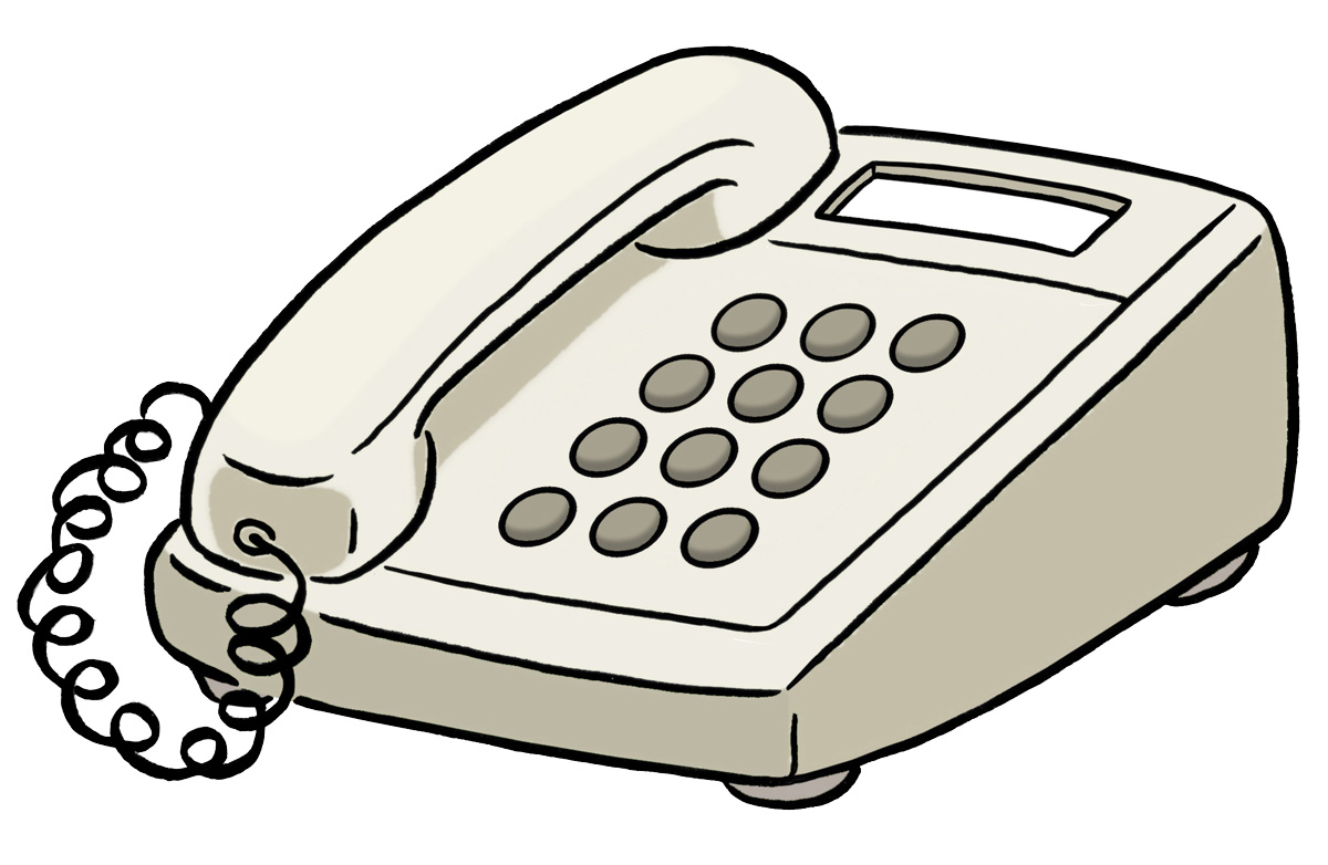 Ein Telefon.