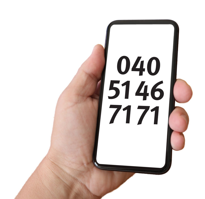 Auslands-Notfallhotline Smartphone