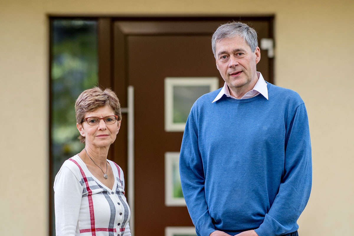 Freuen sich, wieder gemeinsam im Büro zu sein: Christiane Wendel und ihr Chef Kay-Uwe Sachse.