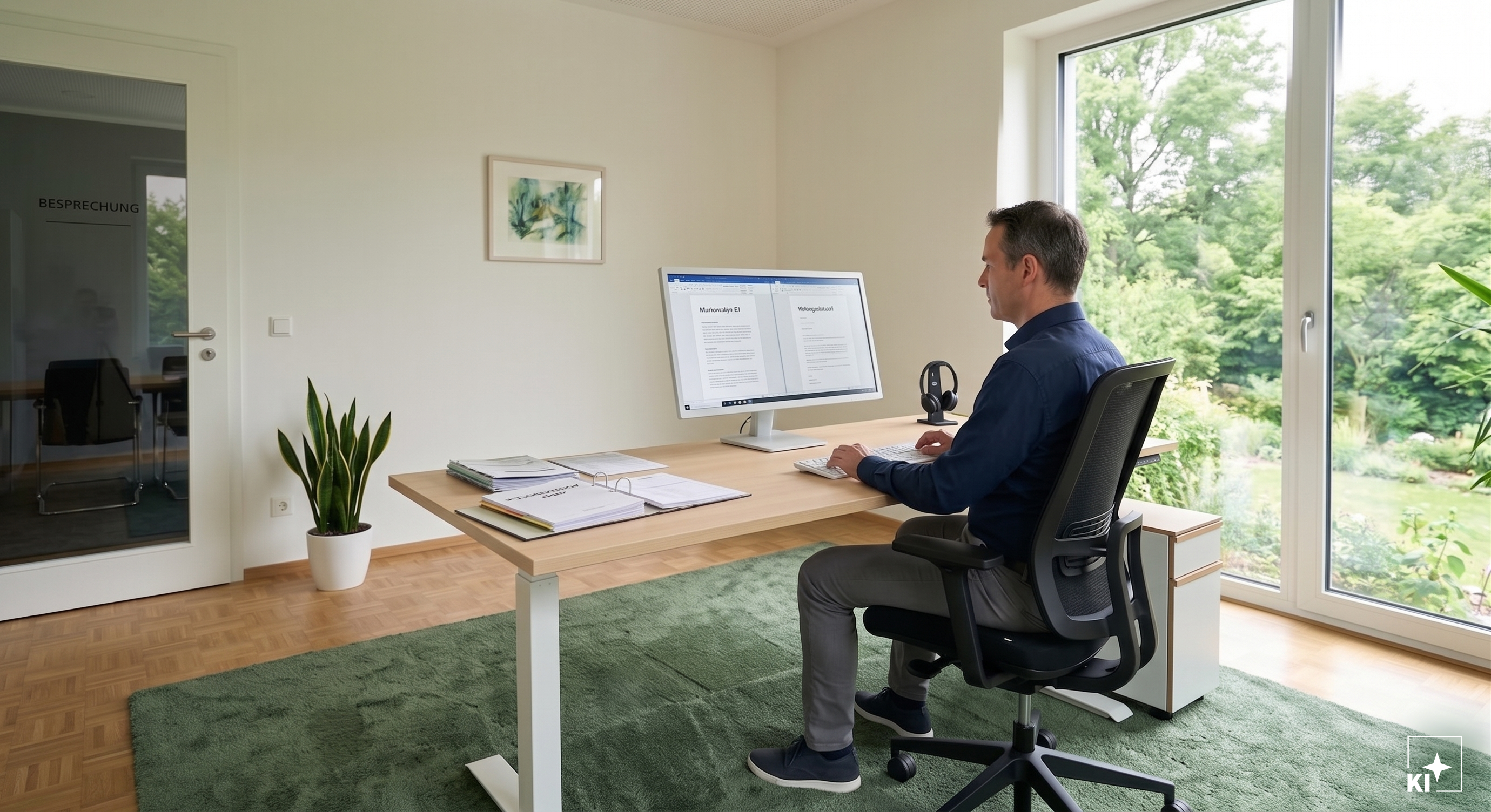 KI-generiertes Bild eines Büros